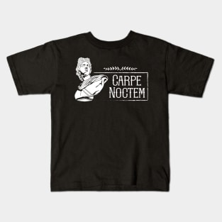 Latin saying - Carpe Noctem Kids T-Shirt